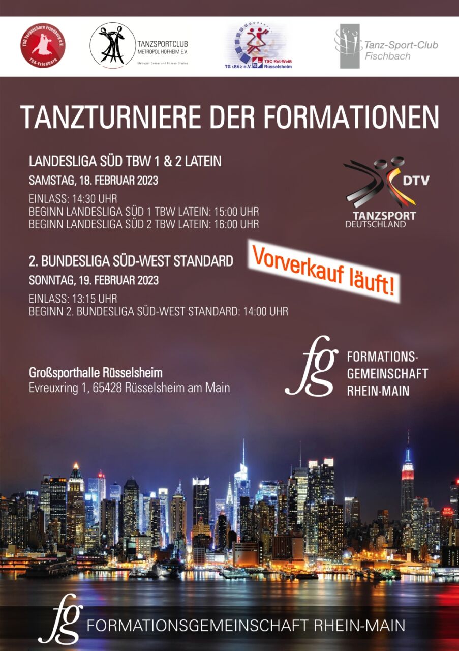 Plakat Formationswochenende 18. & 19. Februar 2023