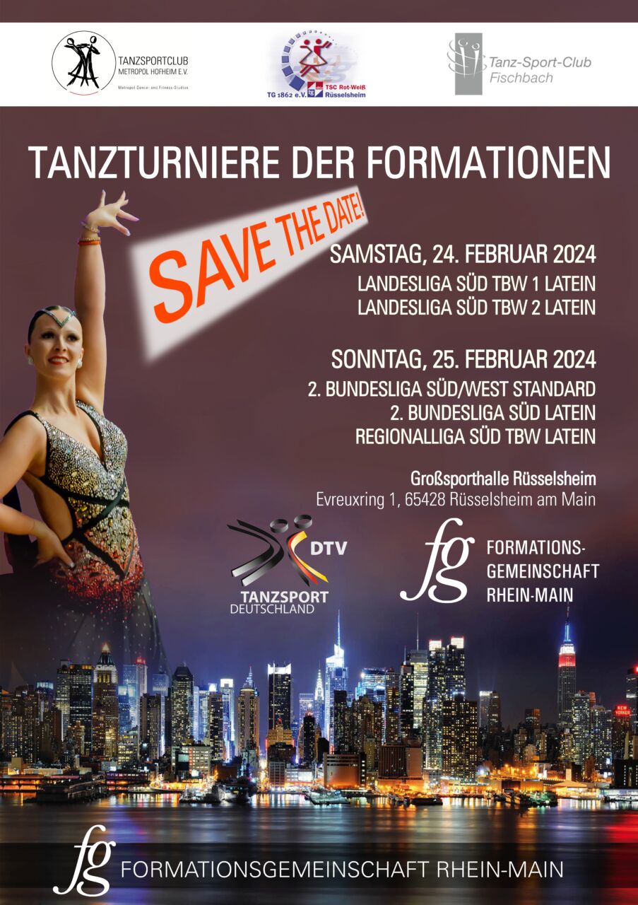 Save the Date: Formationsturniere 2024!
